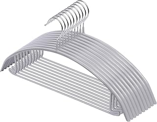 TITIROBA Hanger, Over 5 Million Units Annual Sales and Storage Advisors Recommended, Prevents Sliding, No Traces, Fashionable, Set of 10