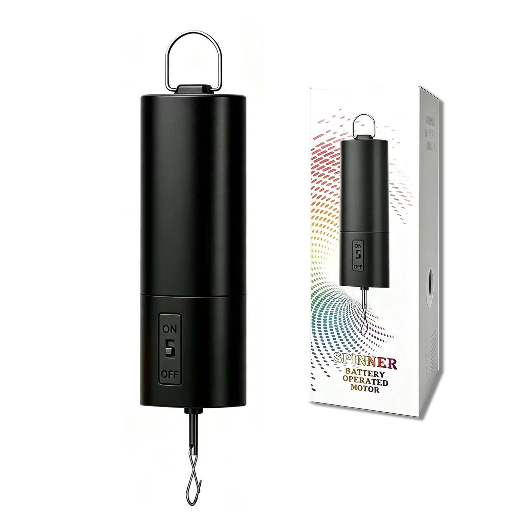OMCCHK Slow Rotating Disco Ball Motor Operated, Small Hanging Display Ornament S