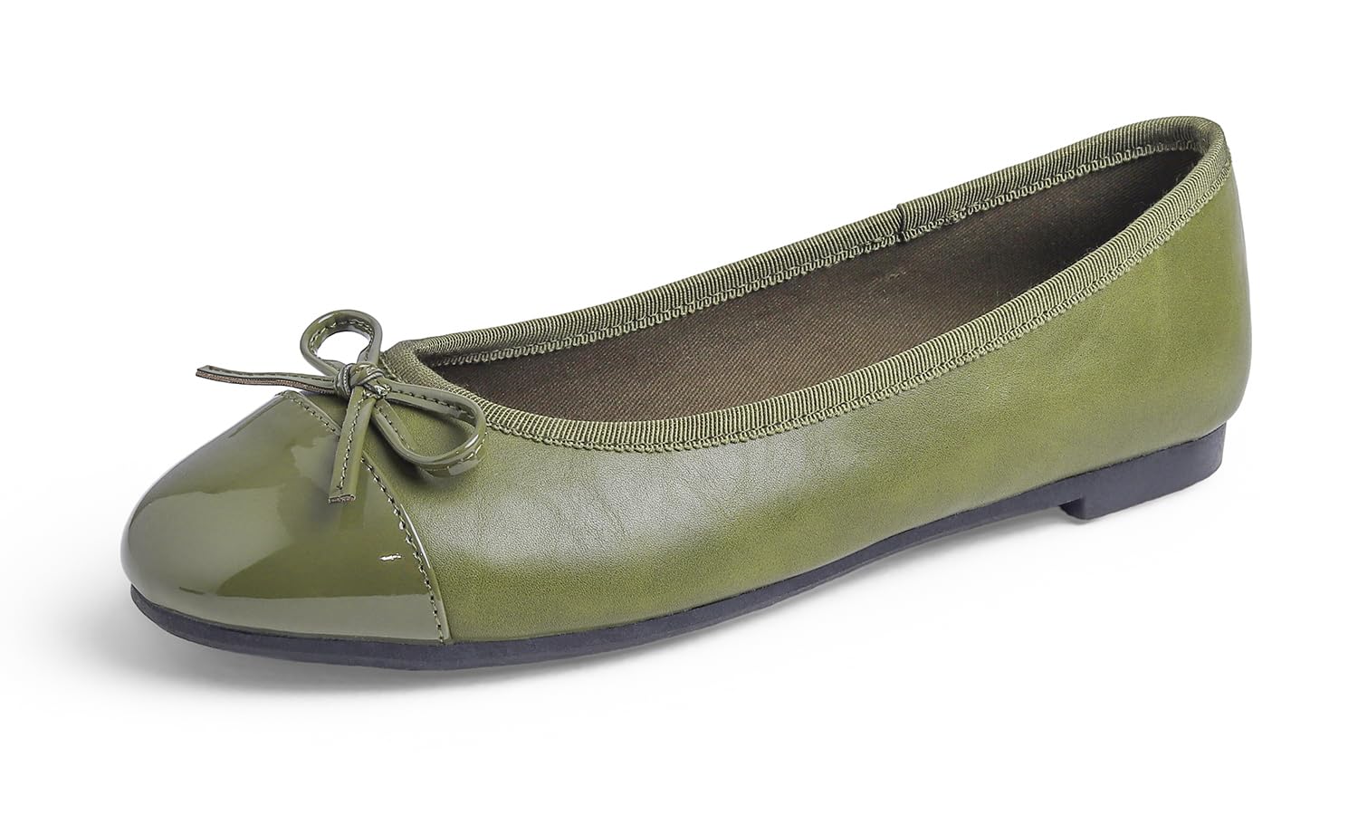 Feversole Women's Fashion Bow Tie Fashion Dress Ballet Flat, Round Toe Ballerina