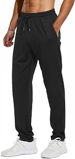 HODOSPORTS 32"/34"/36"/38"/40" Inseam Tall Mens Sweatpants Zipper Pocket Extra Tall Joggers Workout Pants