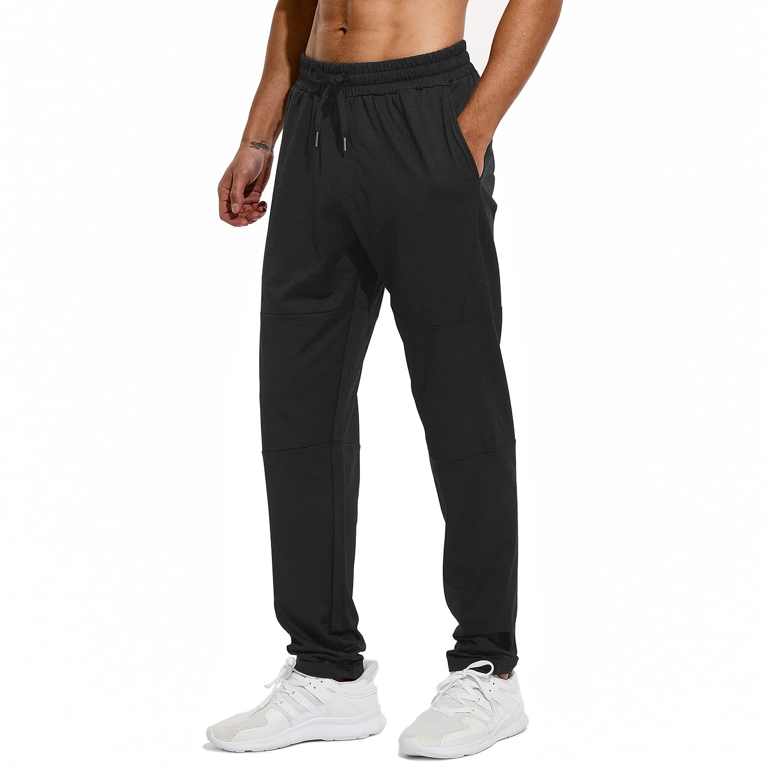 HODOSPORTS 32"/34"/36"/38"/40" Inseam Tall Mens Sweatpants Zipper Pocket Extra T