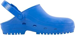 REPOSA Max - Sanitary Clogs for Women and Men in Rubber with SRC Non-slip Sole, Anatomical Sanitary Slippers with Adjustable Strap, Sterilizable Anti-Shock Breathable Lightweight Shoes