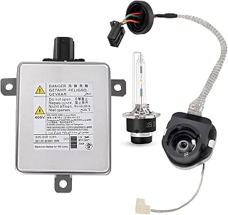 W3T19371 Xenon HID Headlight Ballast with Igniter &amp; D2S Bulb Replacement for Acura TL TSX ILX ZDX RDX Honda Odyssey Mazda 3 5 CX-9 Mitsubishi Outlander Lancer - Replaces W3T15671 W3T16271