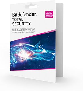Bitdefender Total Security 2026 | 10 Device | 1 year Subscription | PC/Mac/iOS/Android | Activation Code by Post