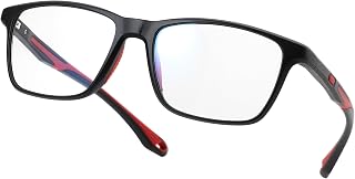 BLUEMOKY Reading Glasses Blue Light: Mens Sports Style TR90 Lightweight Soft Readers - Anti-Glare Computer Glasses Outdoor