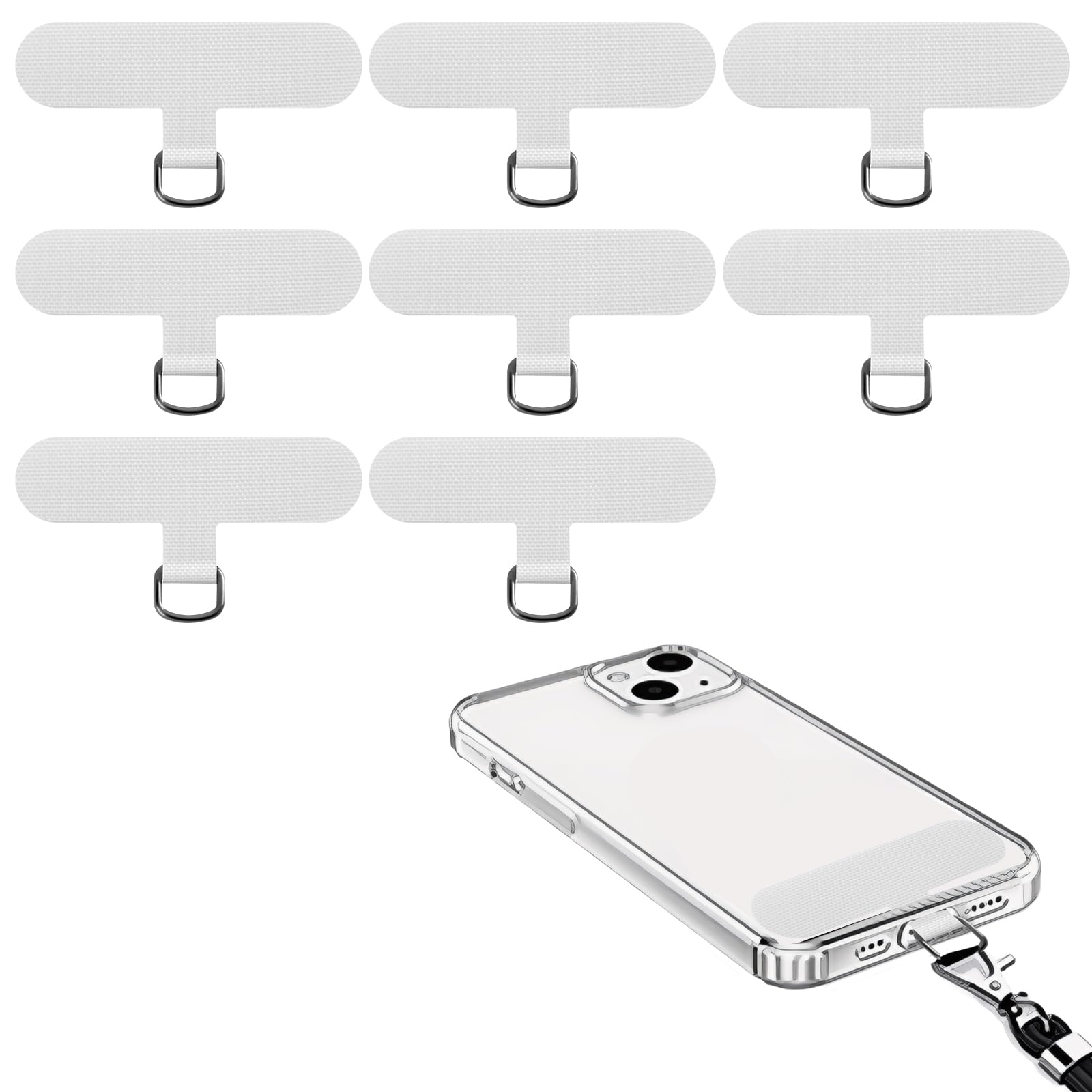 Phone Holding Tab, Cell Lanyard Patch, Phone Strap Replacement Part for All Full