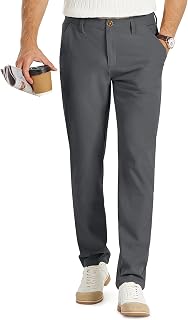 33,000ft Mens Golf Pants Stretch Breathable Slim Fit Quick Dry Slim Fit Slim Fit Long Golf Pants