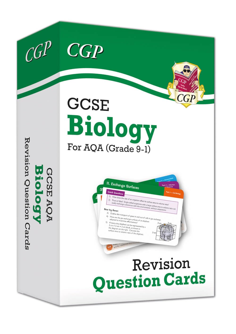GCSE Biology AQA Revision Question Cards - Q&A cards for quick practice: for the