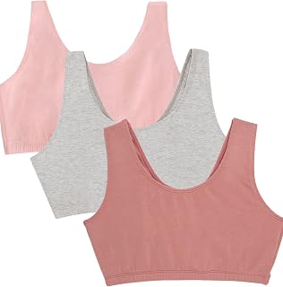 Fruit of the Loom Women's Built Tank Style Sports Bra (Pack of 3)