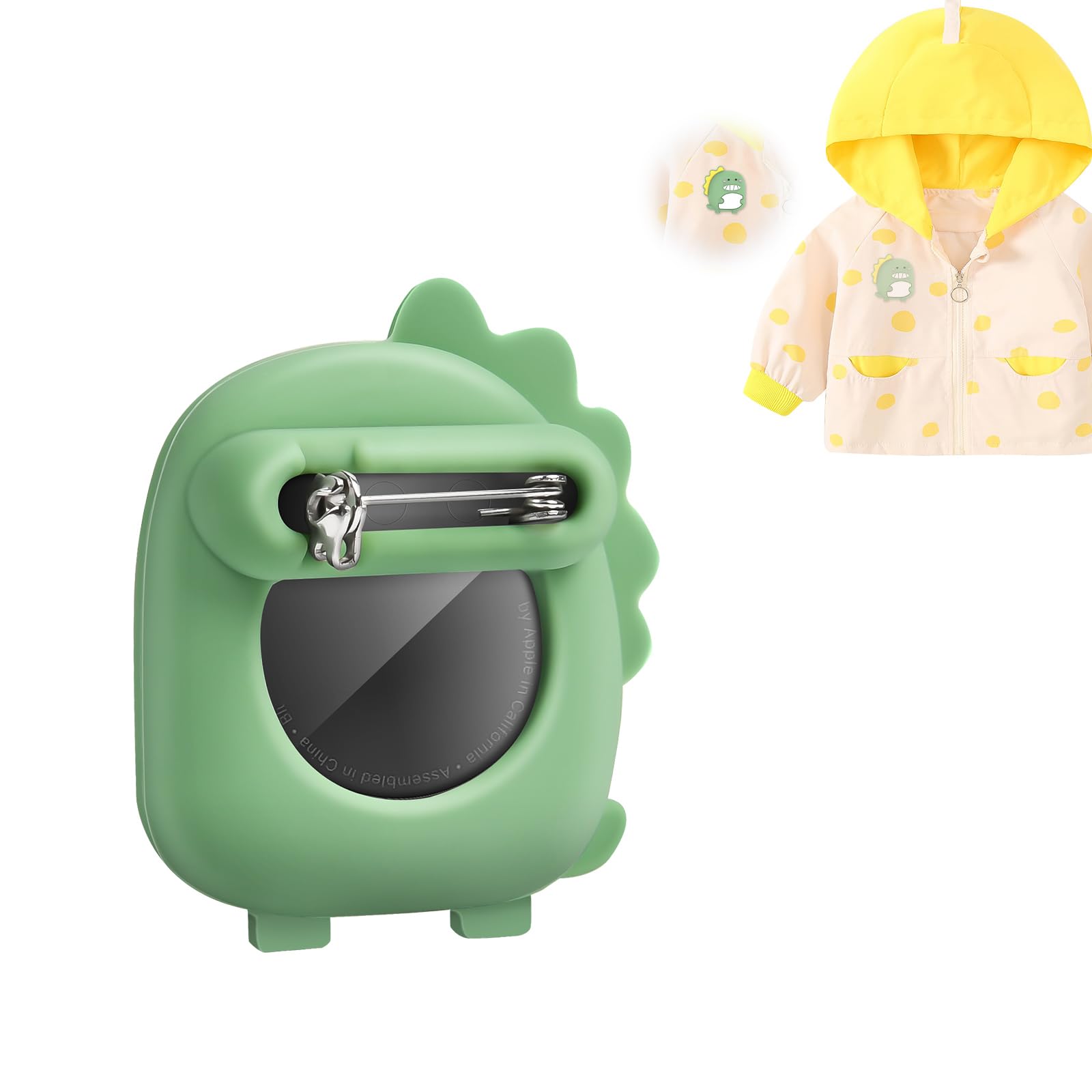 AXFEE Hidden Air Tag Case for Kids, Dinosaur | Anti-Removal Air-tags Sicoilne ca