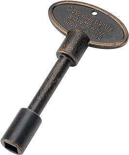 Stanbroil Universal 3-Inch Gas Valve Key Antique Copper | Fits 1/4" and 5/16" Turn Ball Valve for Gas Fire Pits and Fireplaces
