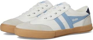 Gola Badminton Womens Casual Trainers in White Gold