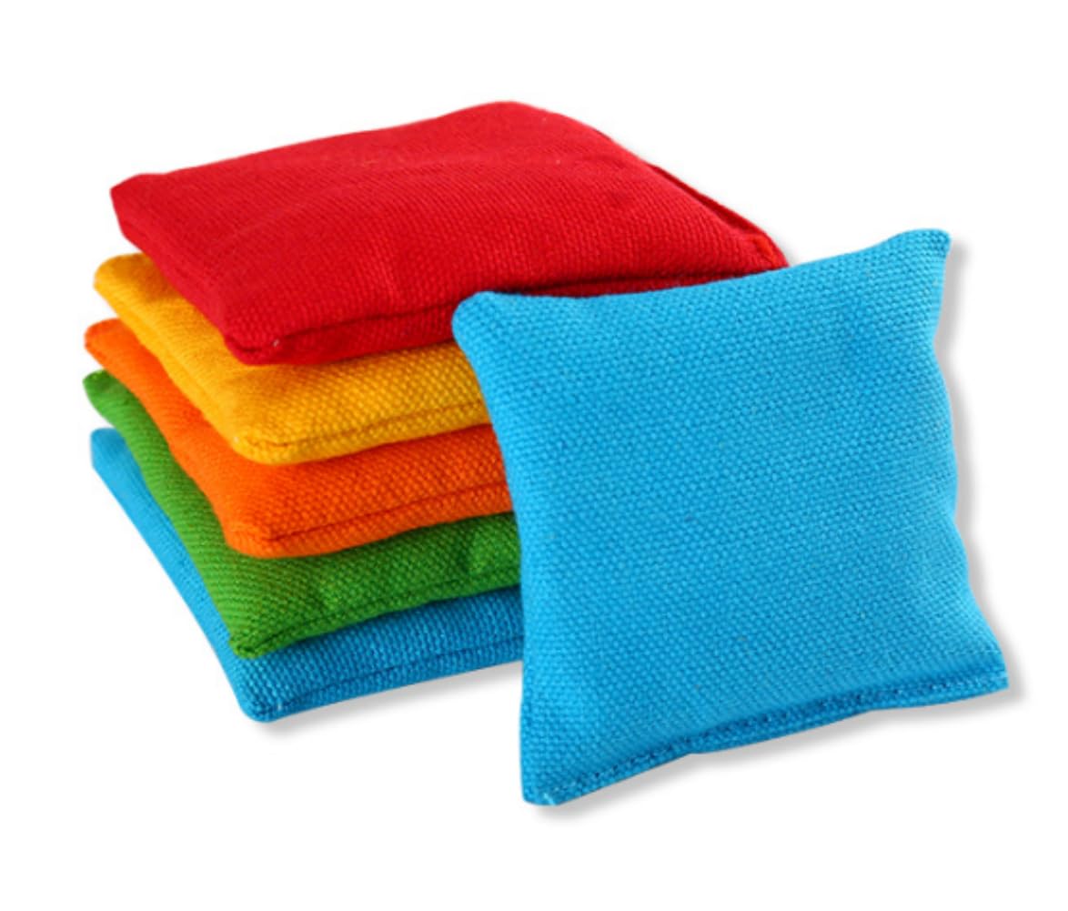 Kikeep Mini Bean Bags for Tossing Small Sized Bean Bags Set of 4 Multiple Random