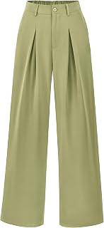 BTFBM Fall High Waisted Business Casual Palazzo Pants For Women Dressy 2026