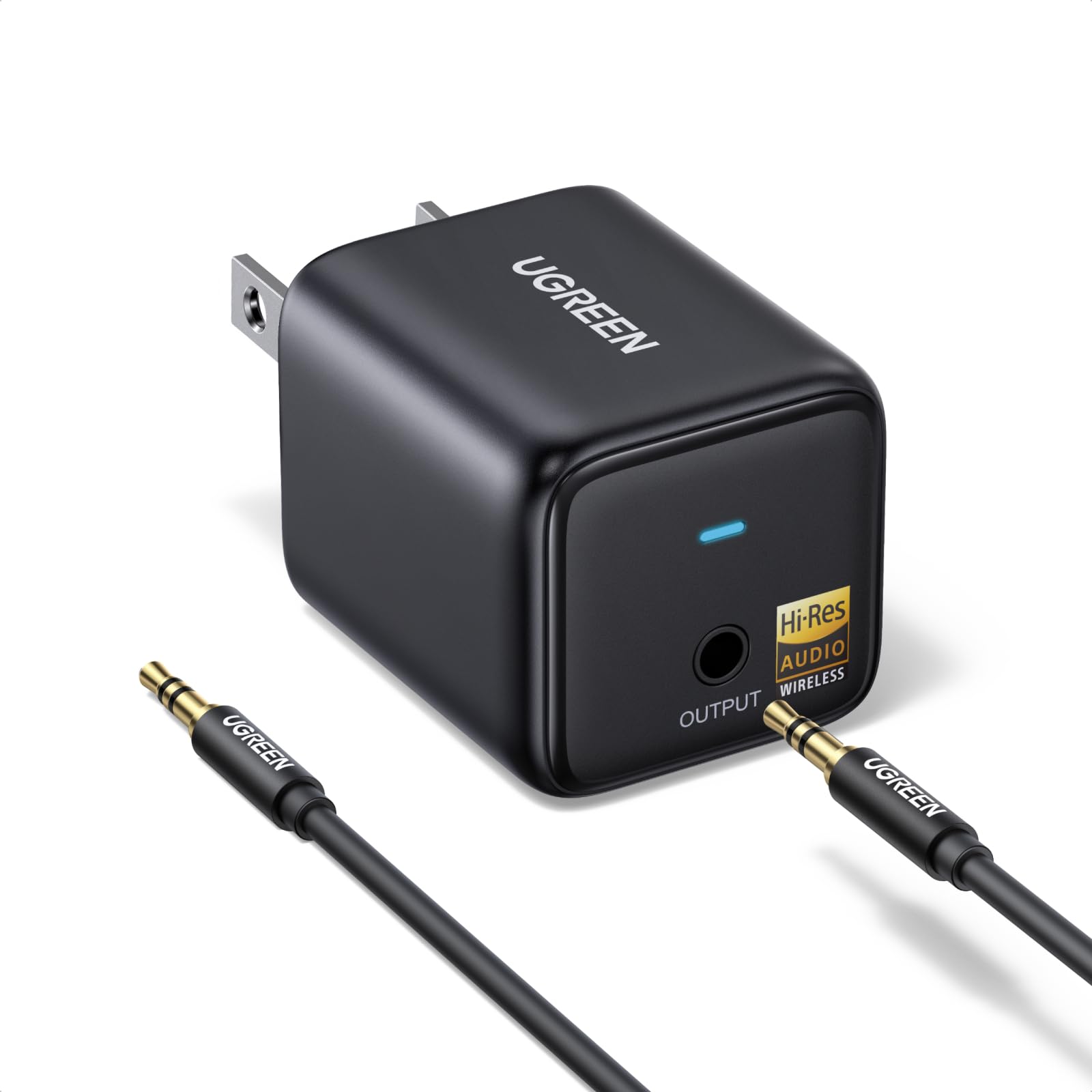 UGREEN Bluetooth 6.0 Audio Receiver, Hi-Res Certified with LDAC | High-Resolutio