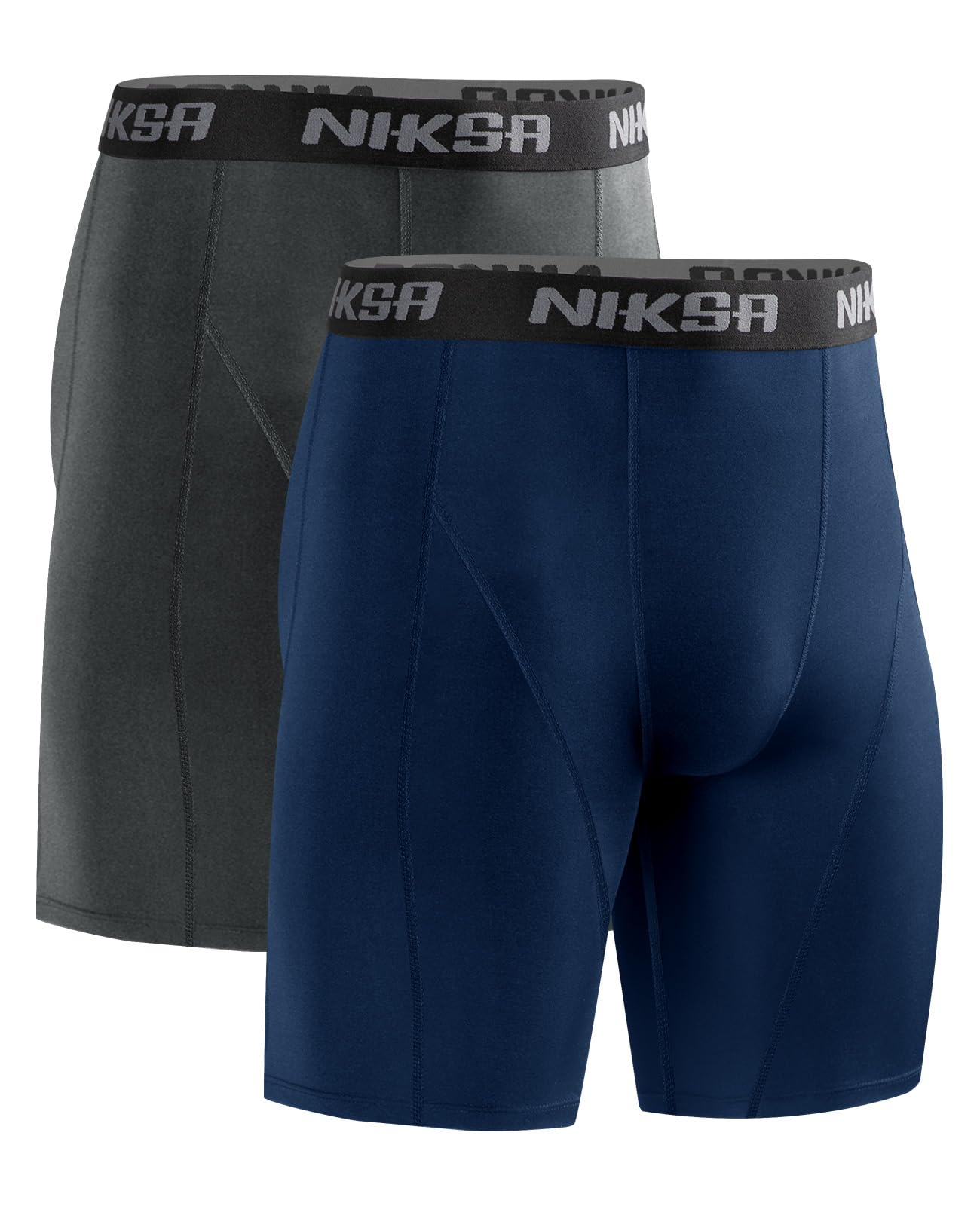 Niksa Men's Compression Shorts, Quick-Drying Base Layer Tights, Sports Underpant