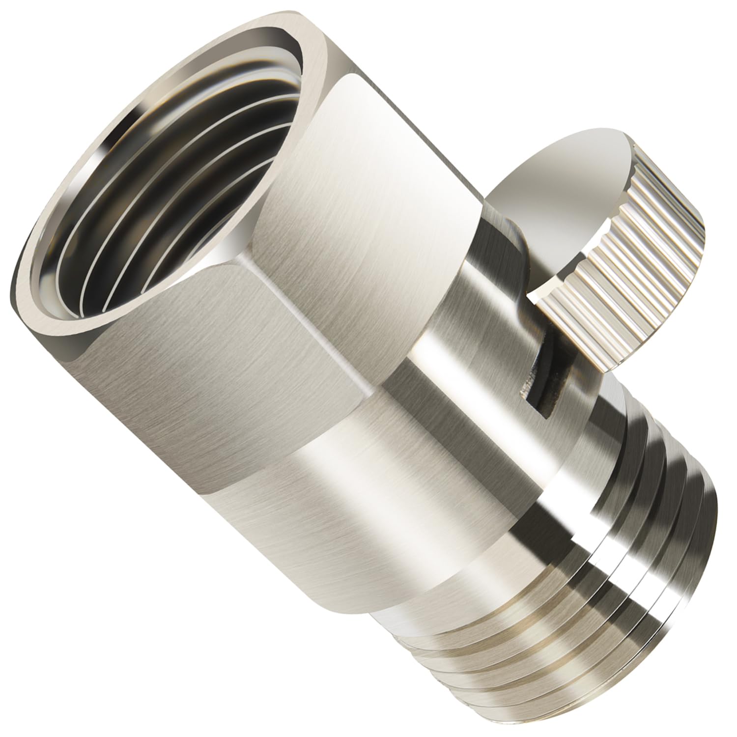 MAYYAYA All Metal Shower Head Flow Control Valve, G1/2 Brass Shut-Off Valve | Me