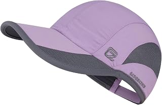 GADIEMKENSD Unstructured Quick Dry Sports Cap Outdoor Sun Protective Unisex