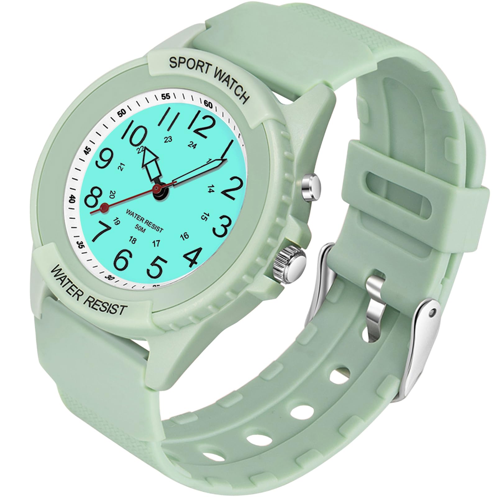 PROKING Analog Watch for Women Nurses 50M Waterproof Night Light Easy Read