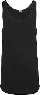 Urban Classics Men's Long Shaped Open Edge Loose Tank Sports Tank top (Pack of 1)