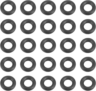 sourcing map Nitrile Rubber O-Rings,4mm OD 2mm ID 1mm Width,50pcs | Metric Buna-N NBR Sealing Gasket,Plumbing Sealing Repair O Rings,for Car Auto Vehicle Repair Faucet Air Gas