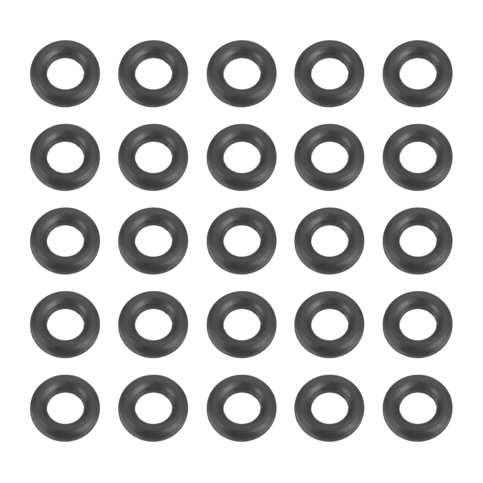 sourcing map Nitrile Rubber O-Rings,4mm OD 2mm ID 1mm Width,50pcs | Metric Buna-