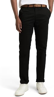 TOM TAILOR Denim Men's Belted Chino Pants