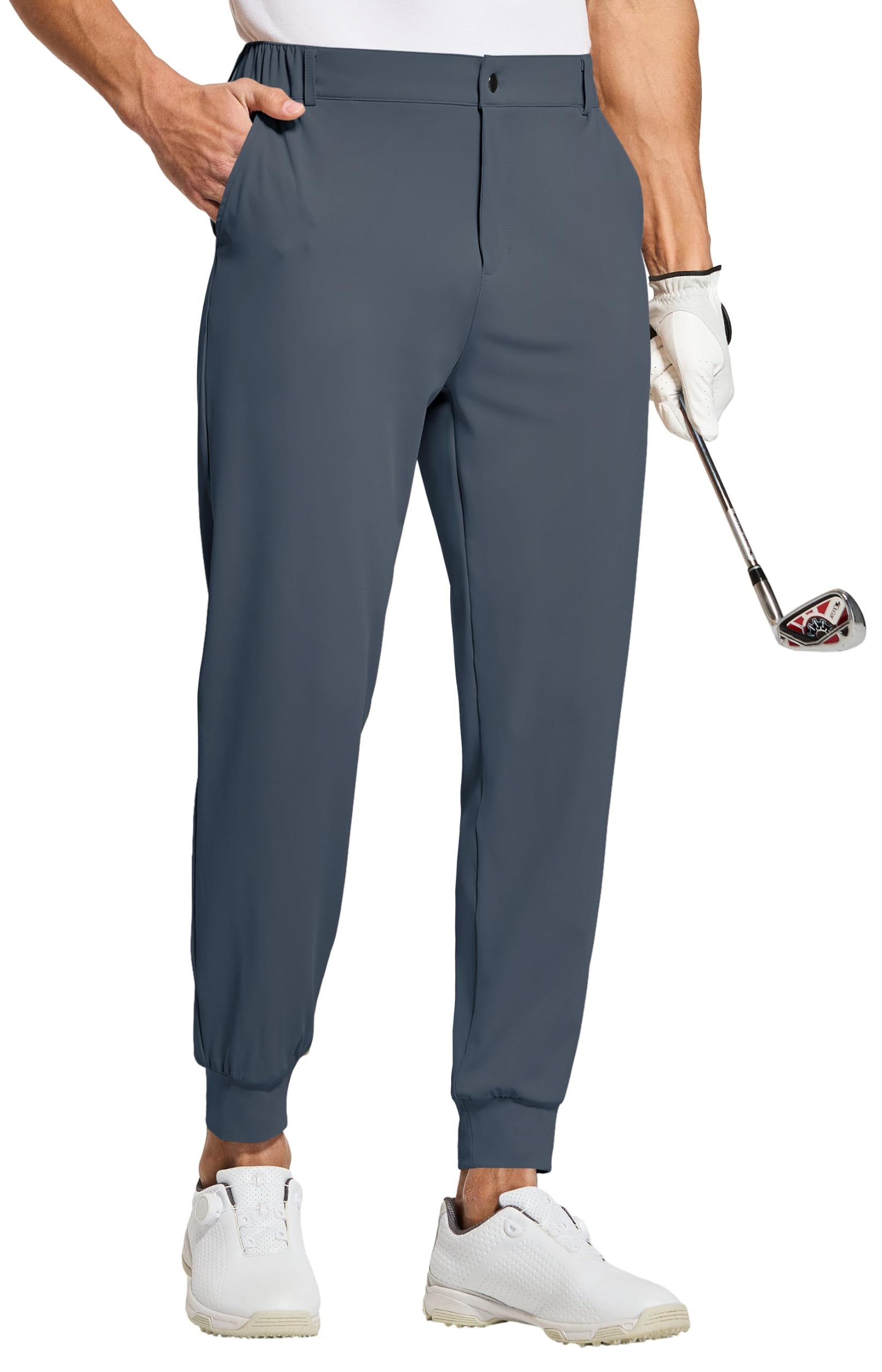 Willit Men's Golf Joggers Pants Stretch Slim Fit Work Dress Pants Quick Dry Athl