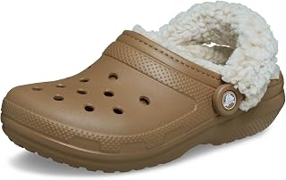 Crocs Unisex Classic Fleece Lined Clogs Adult Fuzzy Slippers for Women Men