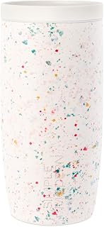 Simple Modern Insulated Travel Coffee Mug 360° Lid | 16oz | Terrazzo
