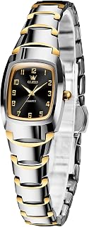 OLEVS Guarda le Donne di Lusso Delicato Vintage Quadrato/Rotondo Piccoli Orologi per Le Donne Impermeabile In Acciaio Inox Analogico Orologi da Donna con Giorno Data Vestito Moda Facile Leggere