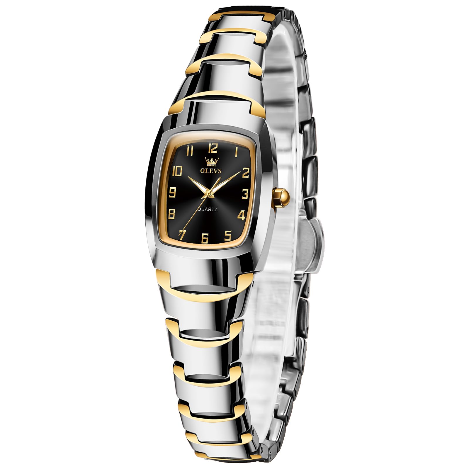 OLEVS Guarda le Donne di Lusso Delicato Vintage Quadrato/Rotondo Piccoli Orologi