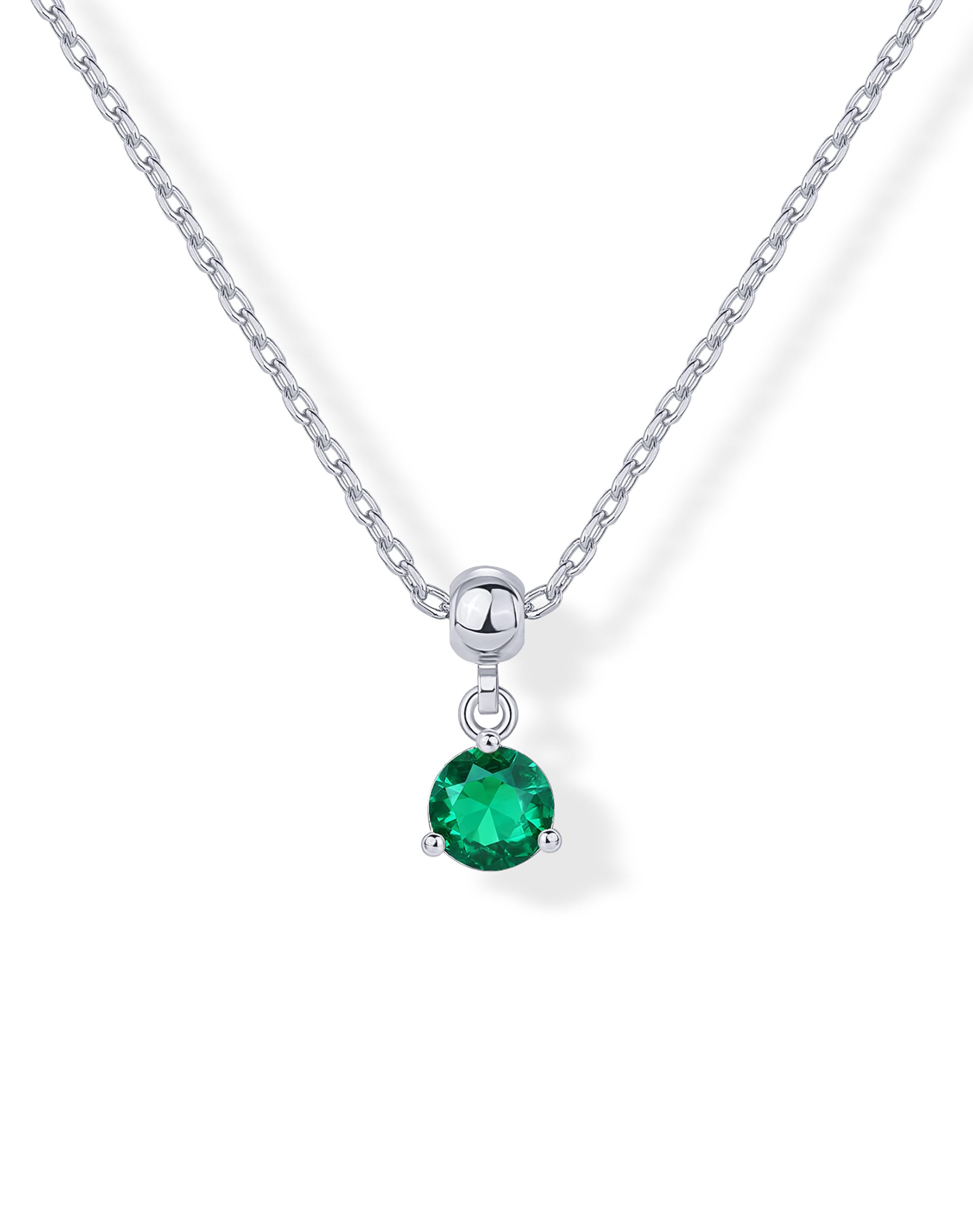 PAVOI 14K Gold Plated Dainty Birthstone Necklaces with Charms for Women