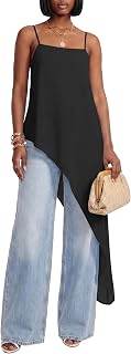 Umenlele Women's Asymmetrical Hem Casual Cami