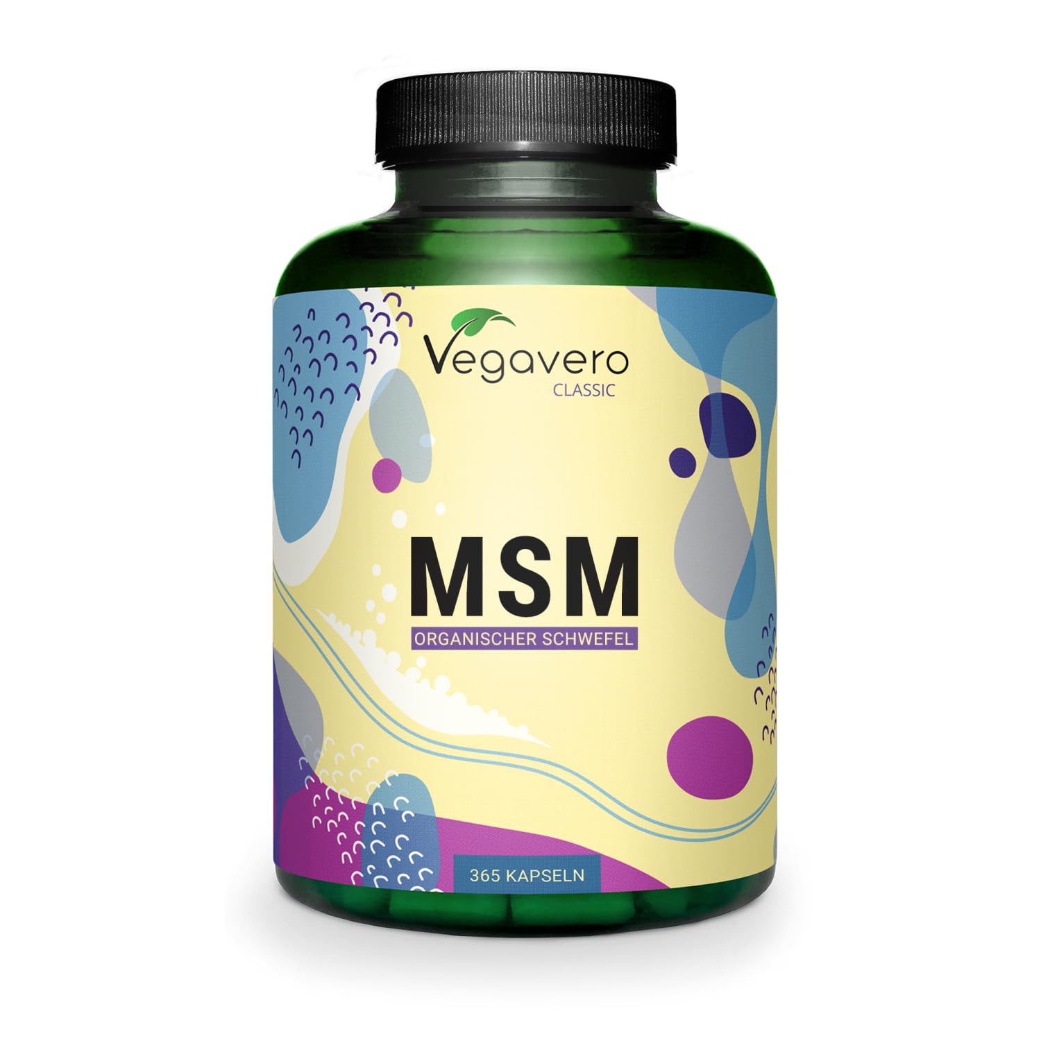 Vegavero MSM Capsules 2000 mg | Distilled Organic Sulphur | NO Additives & Non-G