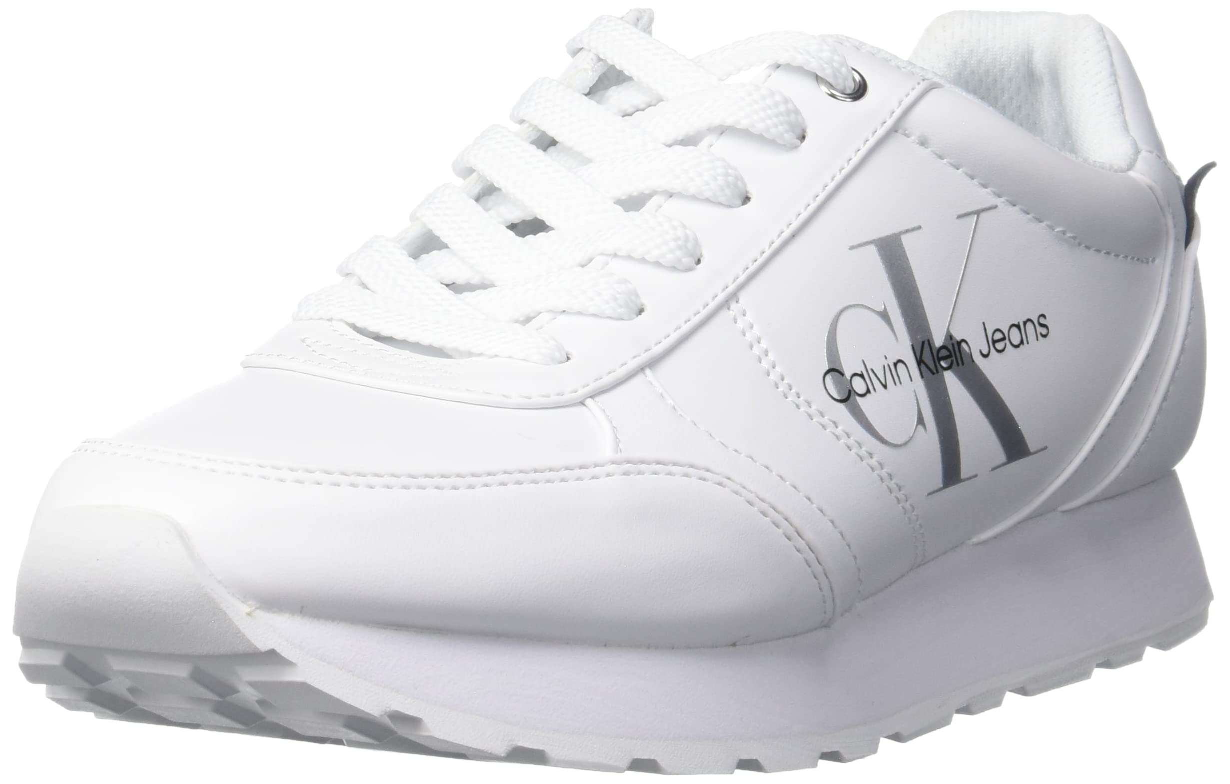Calvin Klein Women's Cayle Sneaker, White 143, 40 EU