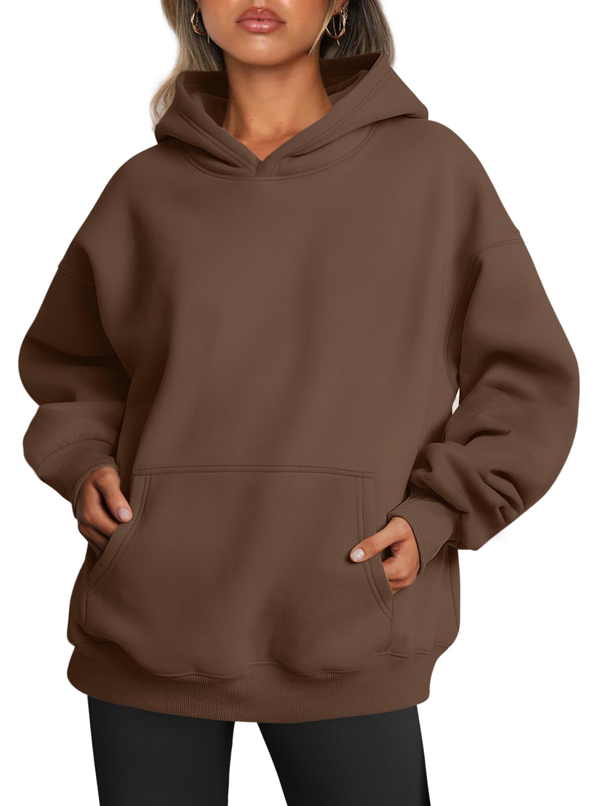 Trendy Queen Women Oversized Hoodie Fleece Sweatshirt Autumn Fashion Pullover Sw