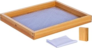 BeeCastle 10 Frame Beehive Candy Board for Bee Hive | Assembled, Beeswax Coated, FSC-Certified wood, Bee Feeder for Winter, Overwintering Beekeeping Supplies