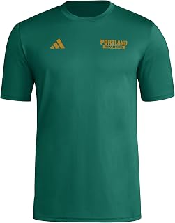 adidas Portland Timbers Local Warp Pre-Game Short Sleeve T-Shirt Portland Timbers Local Warp Men's Short Sleeve Front Match T-Shirt