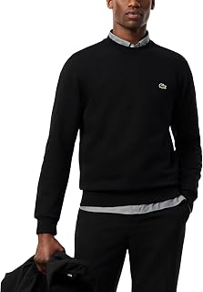 Lacoste Men's Organic Brushed Cotton Sweatshirt (Pack of 1)