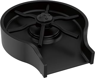 Delta GR250-BL Easy Installation Metal Glass Rinser in Matte Black