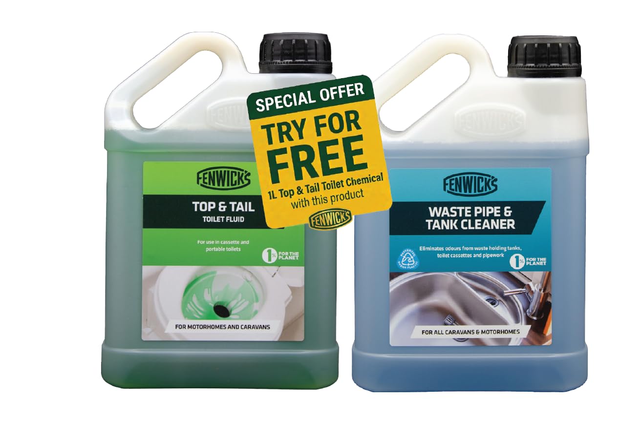Fenwick's Waste & Pipe Cleaner 1L | FREE Top & Tail Toilet Fluid | FREE Top & Ta
