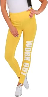 Futuro Fashion - Printed Leggings Workout Full Length Cotton Gym Fitness Pants