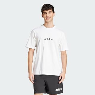 adidas Men's Essentials Linear Single Jersey Tee