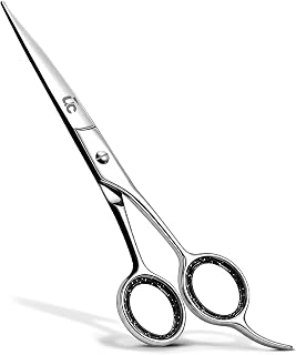 Premium Hair Cutting Scissors 6.5inch Stainless Steel Hair Scissors | Professional hair cutting scissors Stainless Steel Blades for Barbers, Stylists &amp; Home Haircuts