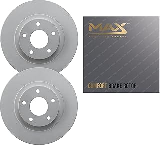 Max Advanced Brakes - Front Brake Rotor Set for Mazda CX-5 | Fits 2016-2023 Mazda CX-5, Geomet Coated OE-Style Front Rotors, Daily Upgrade