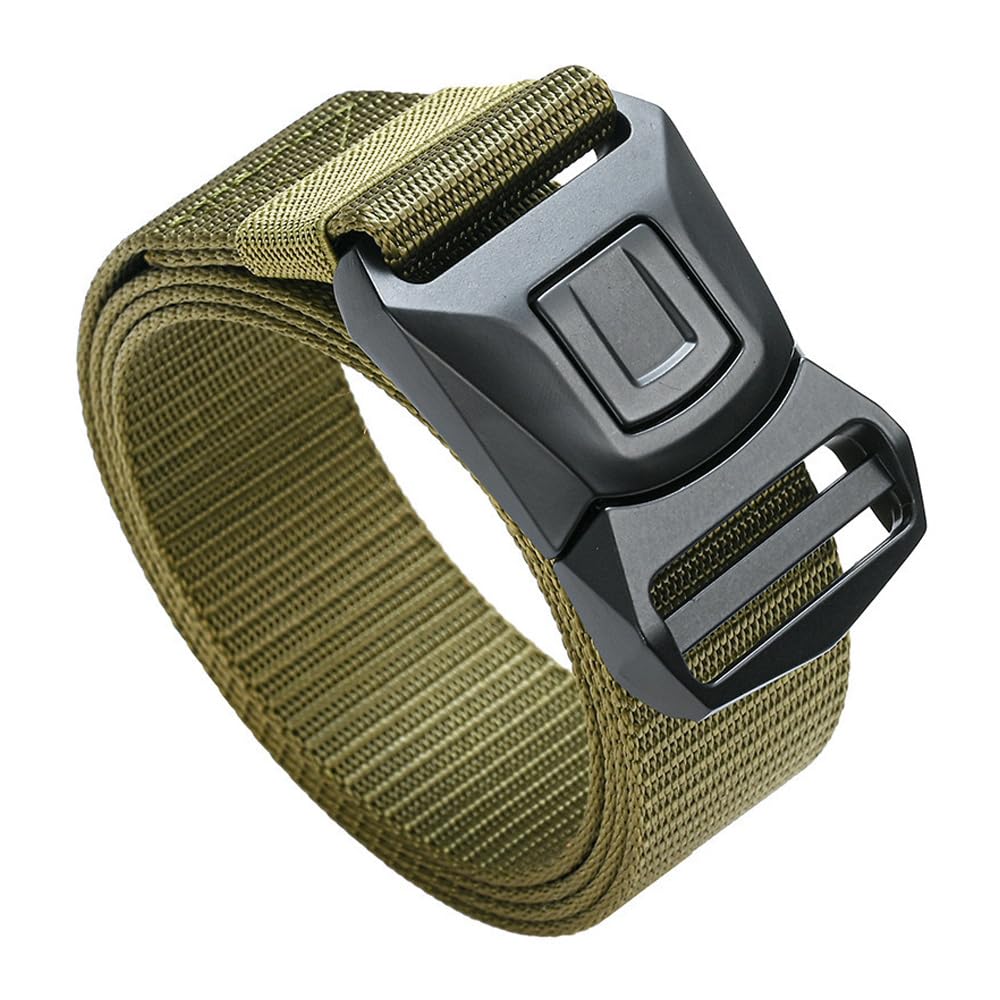 Heavy Duty Clothing Belts, Tactical Quick Release Belt for Hiking and Outdoor Ac