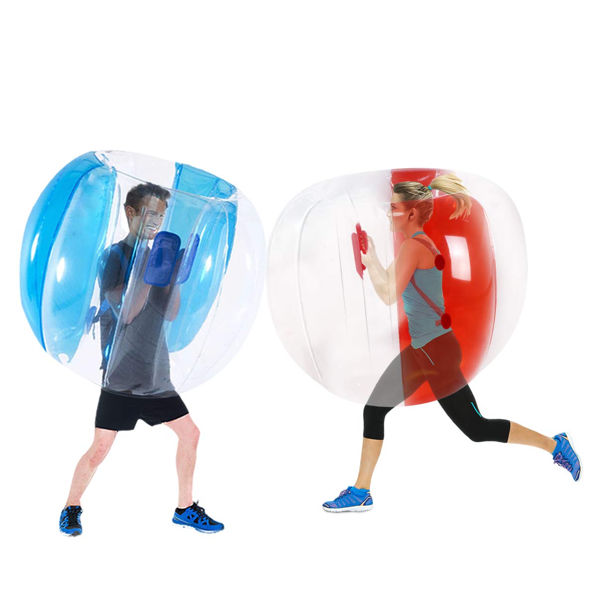 ZHUYNXIR 2 PC Sumo Ball for Adults, Bumper Bounce Balls for Kid, Inflatable Boun
