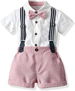 Volunboy Baby Boy Summer Beach Formal Wedding Gentleman Dress Clothes