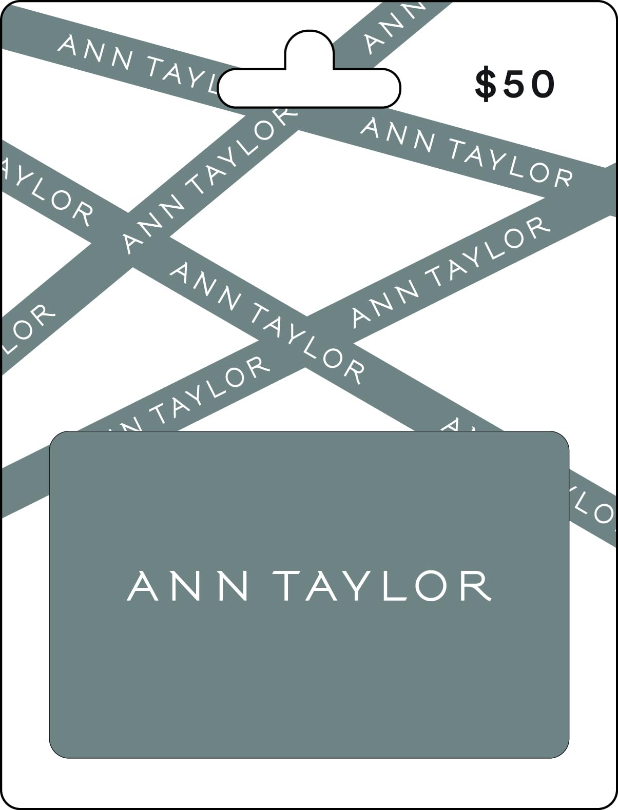Ann Taylor Physical Gift Card - $50
